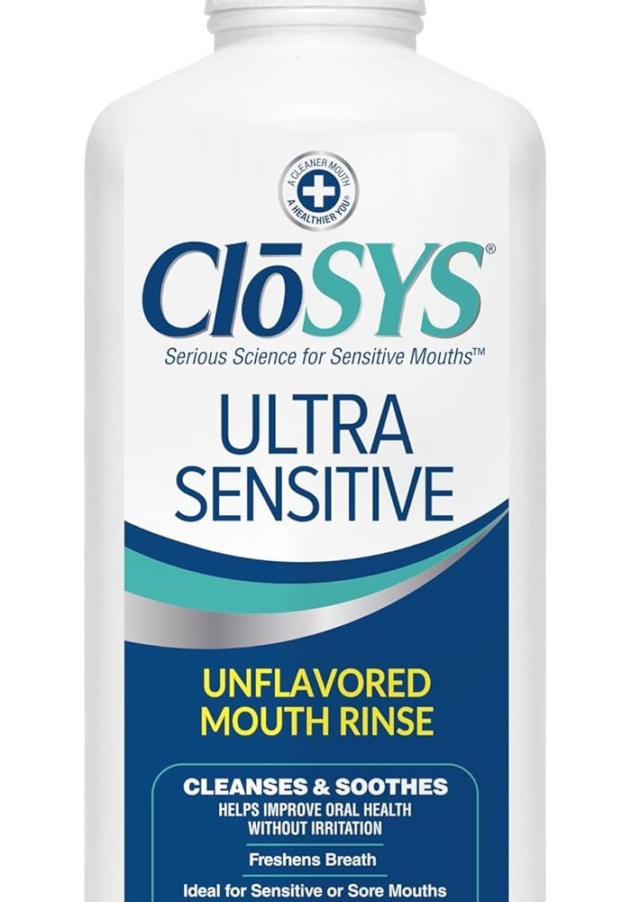 CloSYS Ultra Sensitive Unflavored Mouthwash - Image 1